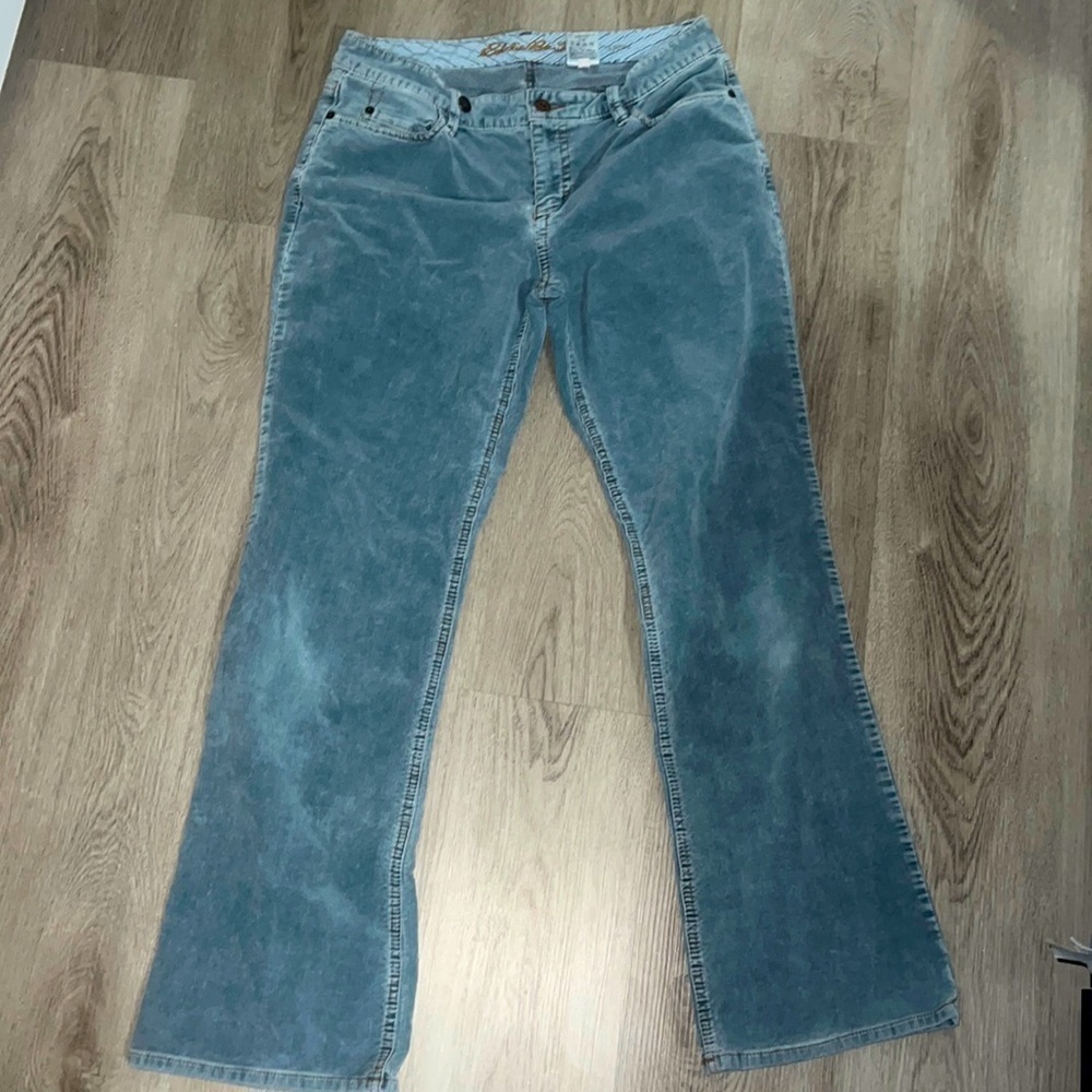 Eddie Bauer Curvy Bootcut Jeans Women’s Size 10 Light Wash Stretch Denim Y2K